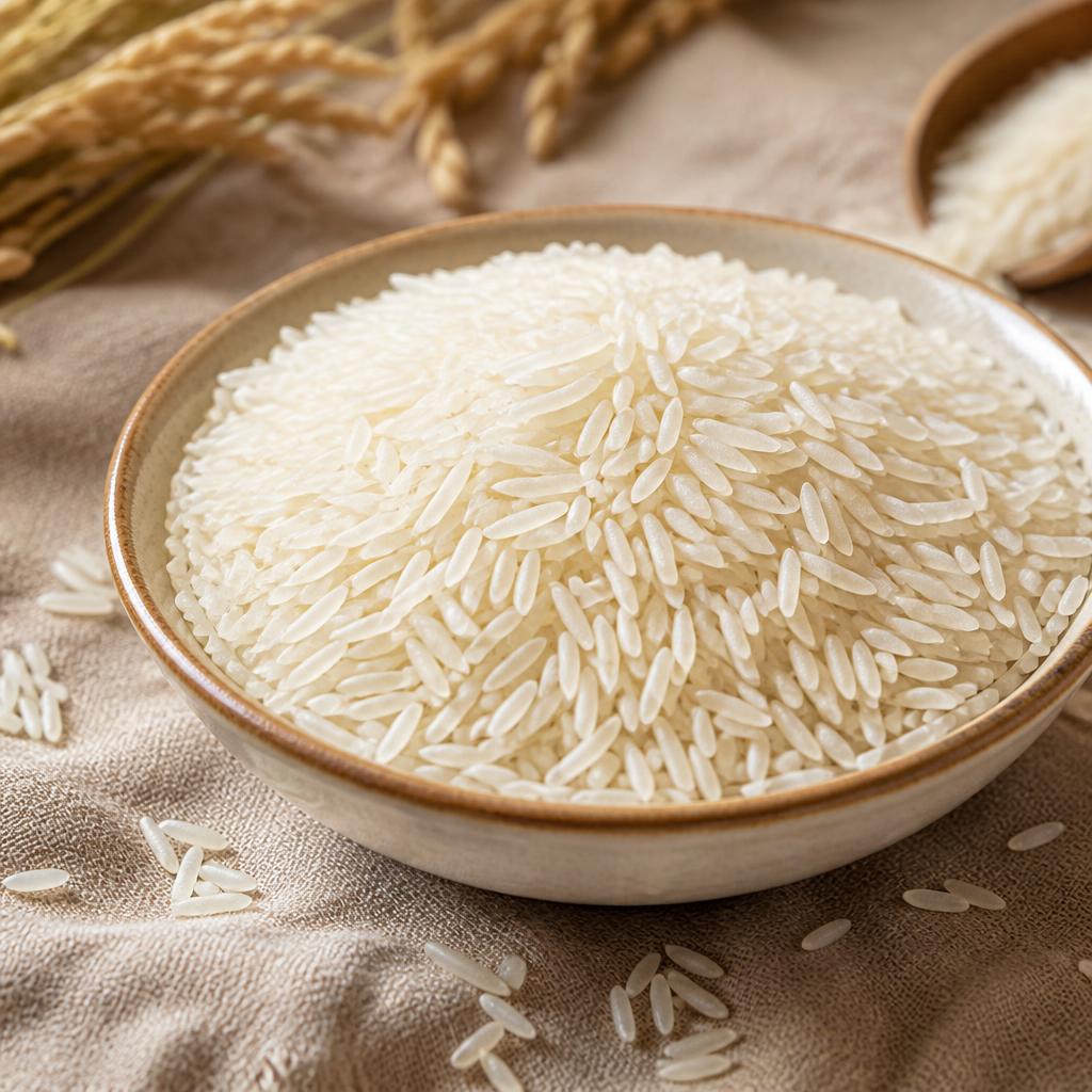 Long-grain basmati rice