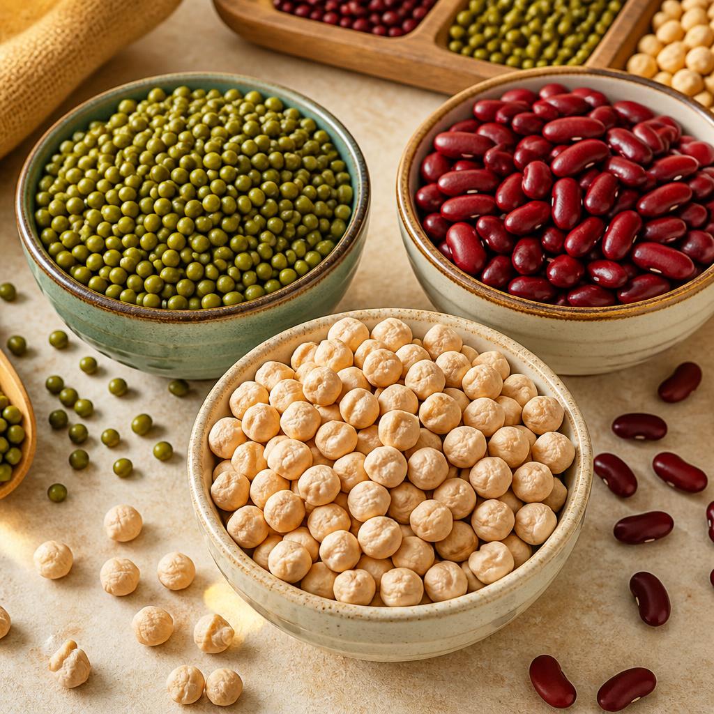 Assorted Indian pulses