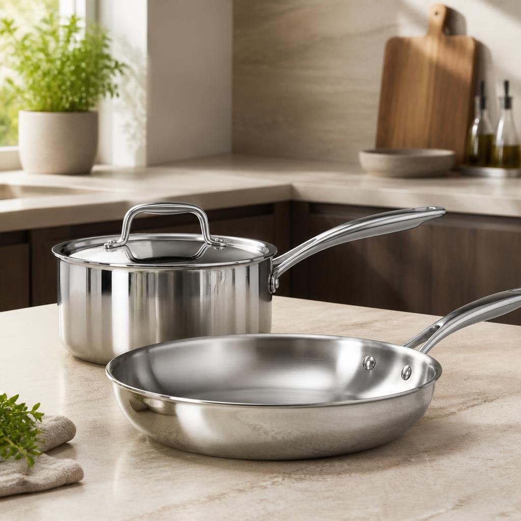 Stainless steel cookware
